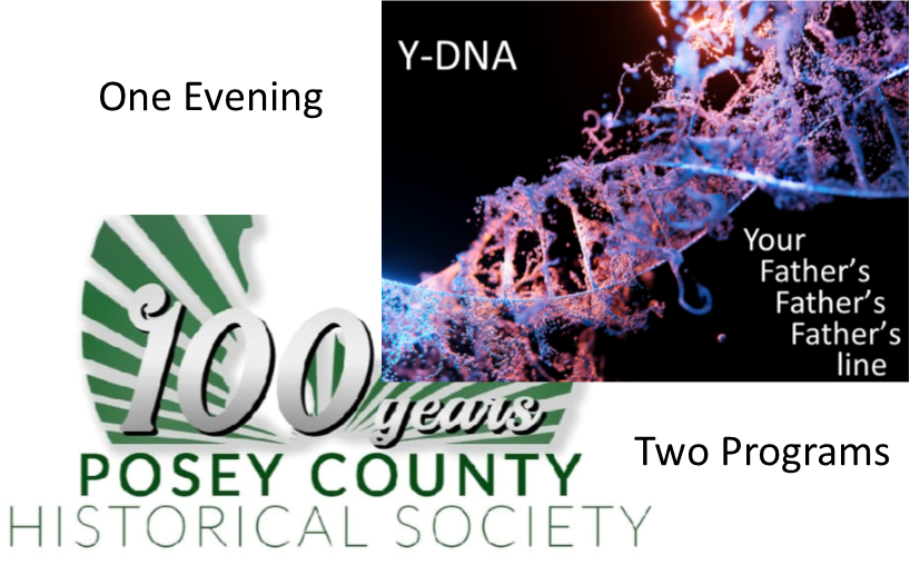 Posey County Historical Society and Y-DNA